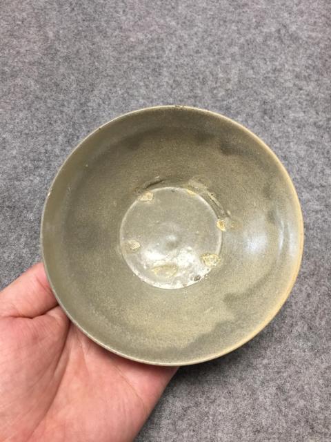 古玩陶瓷越窯青瓷斗笠碗拍賣,當前價格2200元