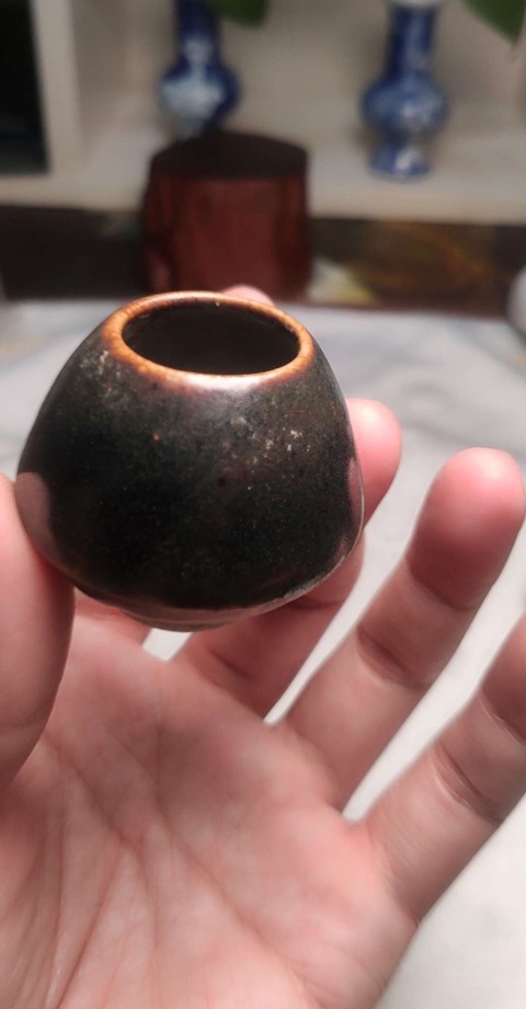古玩陶瓷建國初期?水盂拍賣，當(dāng)前價(jià)格360元