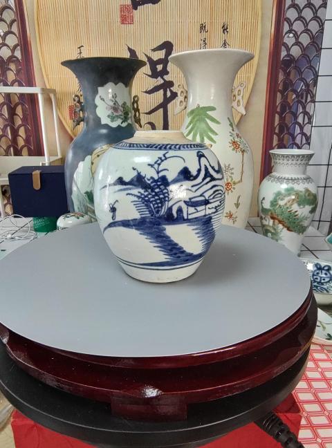 中国　大明萬暦年製款　青花　山水人物文碗　V　8711 中国 大明萬暦年製款 青花 山水人物文碗 V 8711 - メルカリ