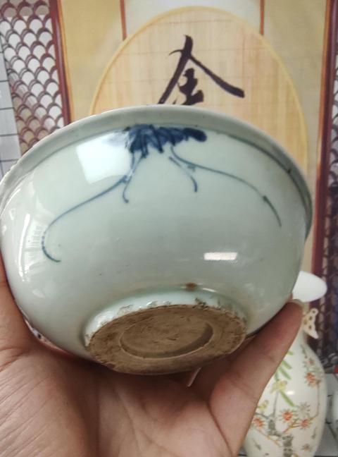 古玩陶瓷晚明期.青花獅子滾繡球深腹折沿碗拍賣，當(dāng)前價格0元