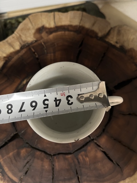 古玩陶瓷民國粉彩花鳥紋把杯拍賣，當前價格268元