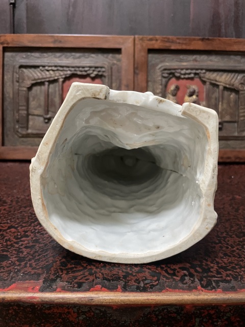 古玩陶瓷德化白瓷關公造像拍賣，當前價格2000元