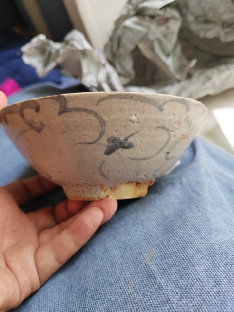 古玩陶瓷一對明早期青花碗拍賣,當前價格268元