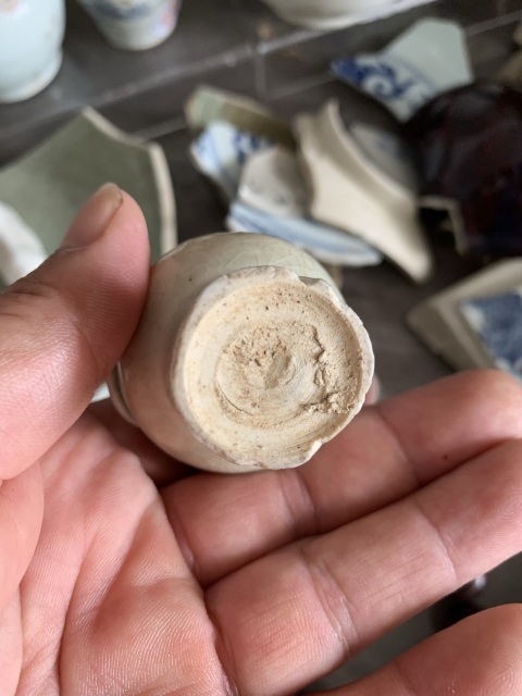 古玩陶瓷湖田窯雙環耳瓶標本拍賣，當前價格30000元