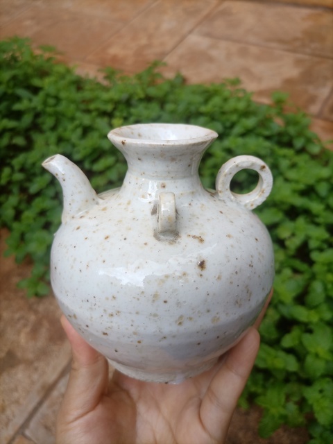 古玩陶瓷明代.青白釉三系執壺980拍賣,當前價格980元