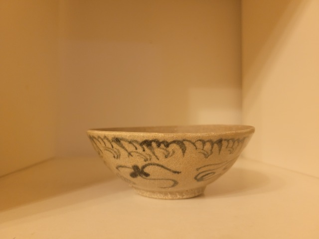 古玩陶瓷明正德.海水法螺紋青花碗拍賣,當(dāng)前價(jià)格496元