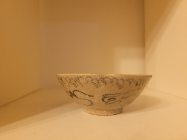 古玩陶瓷明正德.海水法螺紋青花碗拍賣,當(dāng)前價(jià)格496元