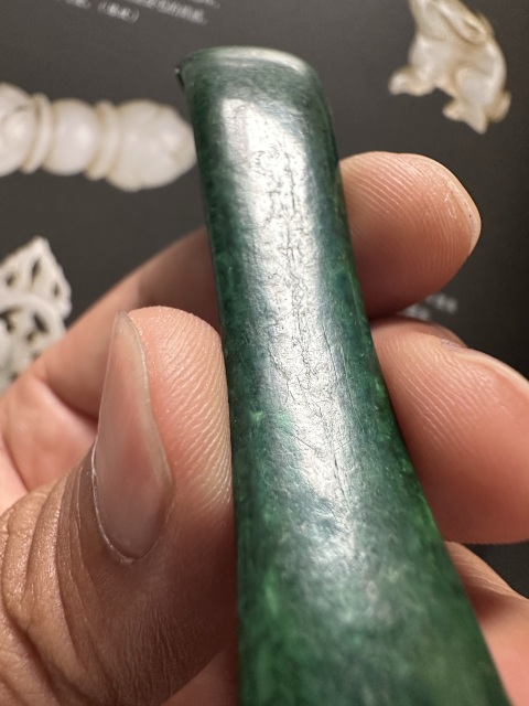 古玩玉器清代宮廷造辦處虬角發(fā)簪拍賣，當(dāng)前價格5800元