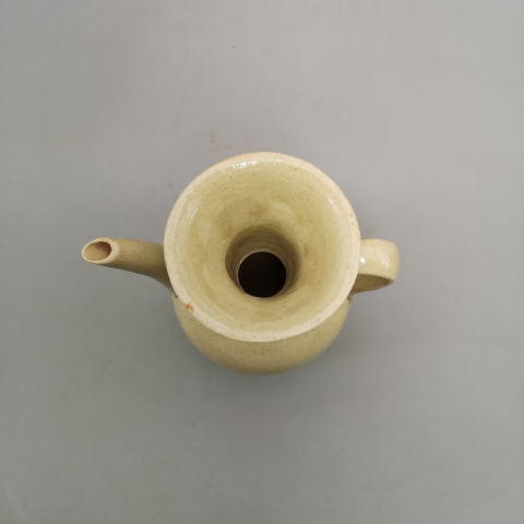 古玩陶瓷明末清初?花卉紋青花執壺拍賣，當前價格2600元