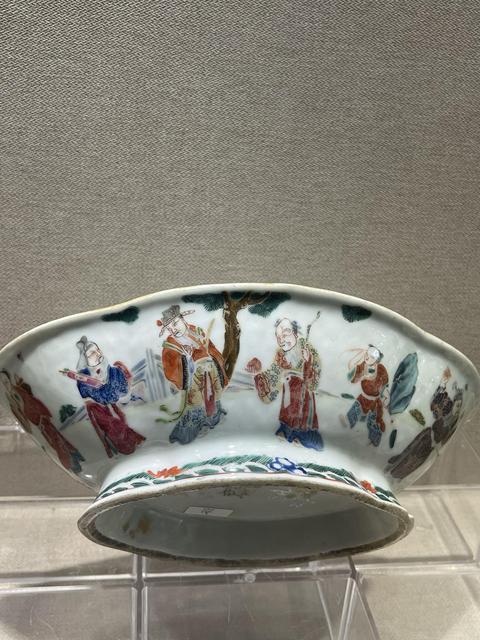 古玩陶瓷清代粉彩八仙供碗拍賣，當前價格8888元