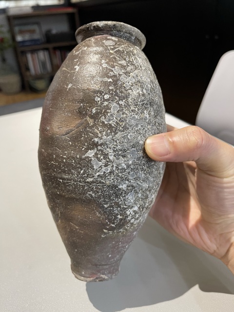 古玩陶瓷詫寂風中古花瓶拍賣，當前價格1888元