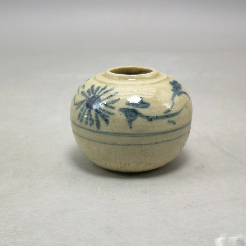 古玩陶瓷青花花卉紋水盂拍賣,當(dāng)前價格980元