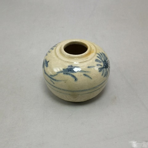 古玩陶瓷青花花卉紋水盂拍賣,當(dāng)前價格980元