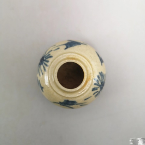 古玩陶瓷青花花卉紋水盂拍賣,當(dāng)前價格980元