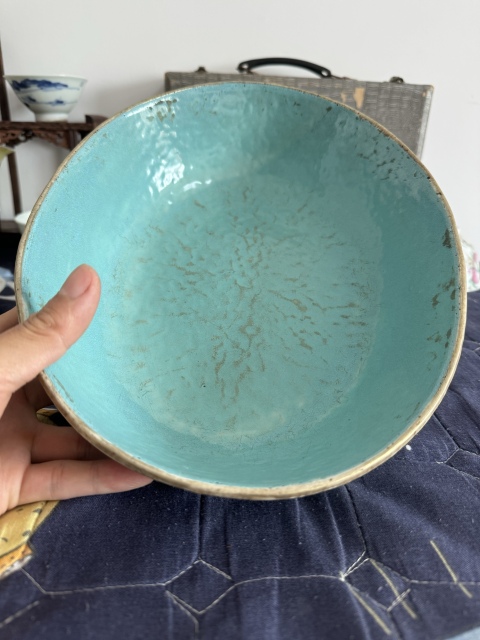 古玩陶瓷大清同治年制款九龍紋大筆洗拍賣(mài)，當(dāng)前價(jià)格58000元
