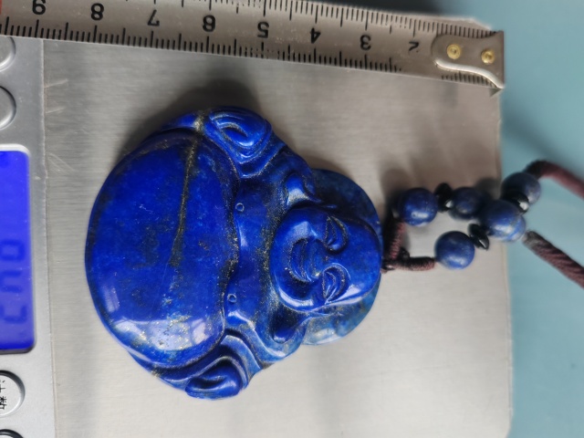 古玩玉器青金石雕“佛公”拍賣，當(dāng)前價(jià)格699元