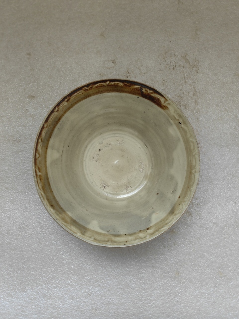 古玩陶瓷磁州窯雙色釉茶碗拍賣,當前價格680元