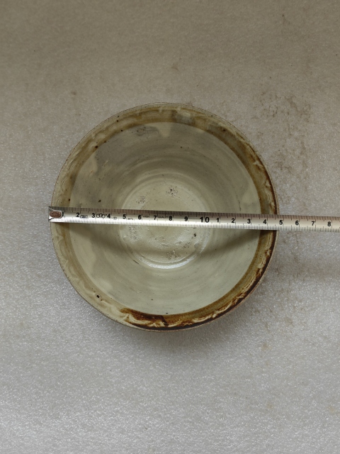 古玩陶瓷磁州窯雙色釉茶碗拍賣,當前價格680元