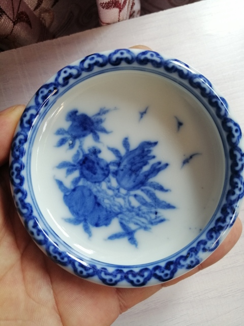 古玩陶瓷光緒福壽三多紋青花洗拍賣,當前價格4999元