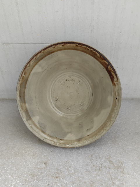 古玩陶瓷磁州窯雙色釉茶碗拍賣,當前價格680元