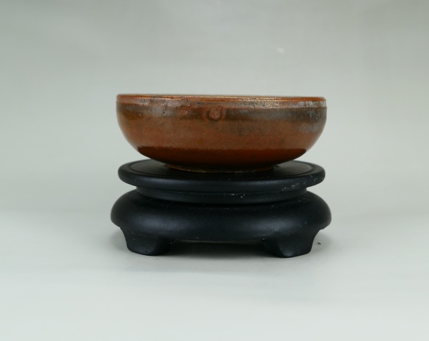 古玩陶瓷明代耀州窯紫金釉缽式洗（大窯精品）拍賣，當前價格2880元