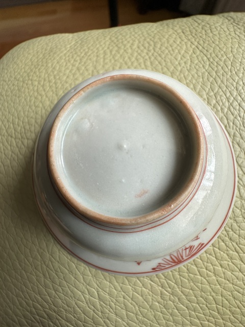 古玩陶瓷明末清初。花鳥紋彩繪盤拍賣，當前價格1500元