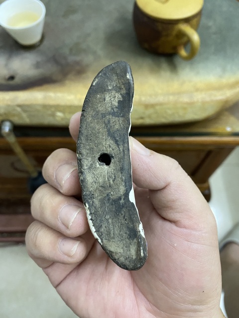 古玩陶瓷晚清白釉青花筆架山拍賣，當前價格550元