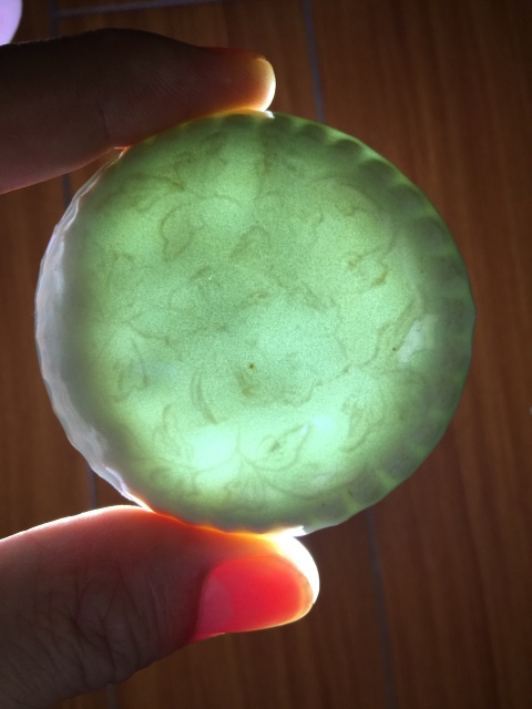 古玩陶瓷湖田窯影青印花粉盒拍賣，當前價格6800元