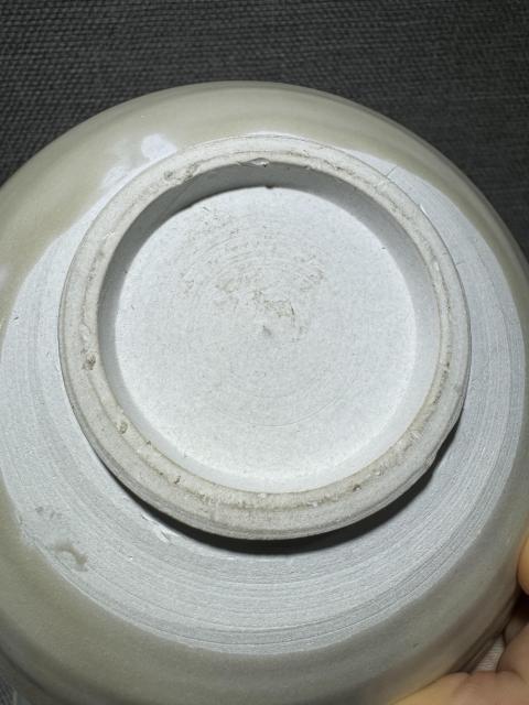 古玩陶瓷耀州窯白胎素碗拍賣，當前價格2600元