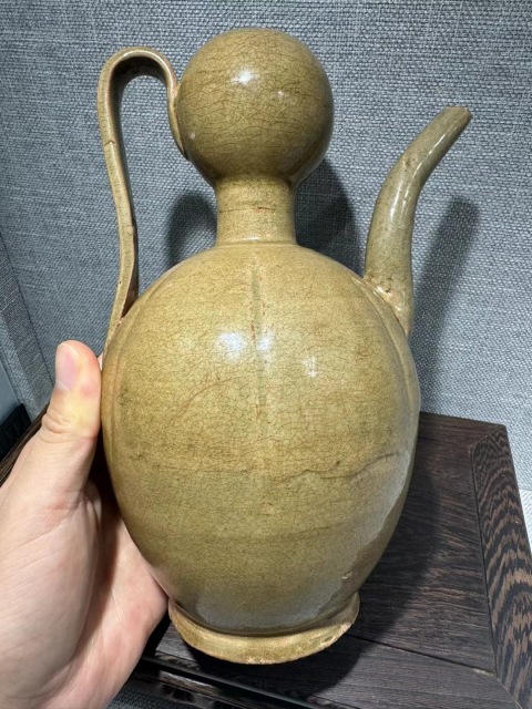 域鉴古玩】唐代黄釉葫芦执壶..全品拍卖价格/图片/值多少钱