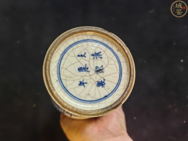 古玩陶瓷煨瓷青花(文武狀元折桂)盤口瓶拍賣,當(dāng)前價(jià)格18888元