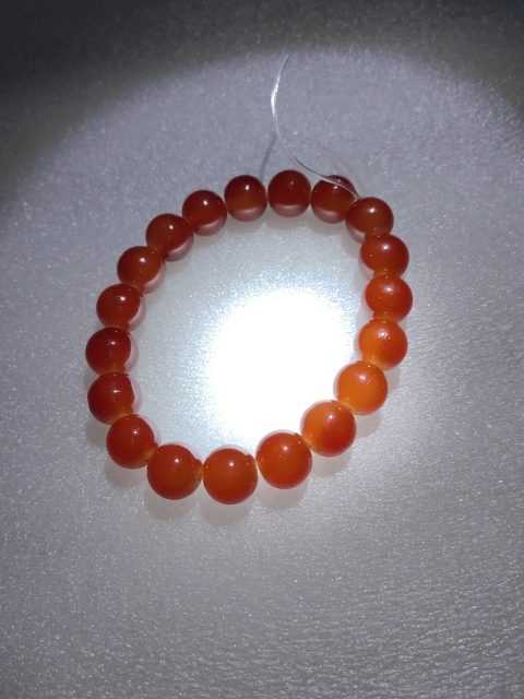古玩玉器紅瑪瑙珠串拍賣,當(dāng)前價(jià)格260元