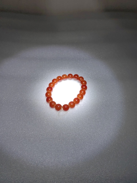 古玩玉器紅瑪瑙珠串拍賣,當(dāng)前價(jià)格260元