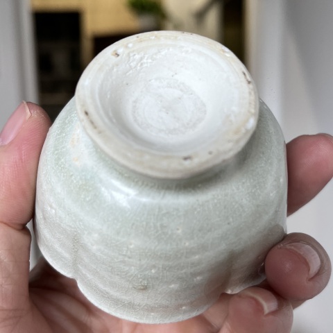 古玩陶瓷青白釉花口杯拍賣，當(dāng)前價格1600元
