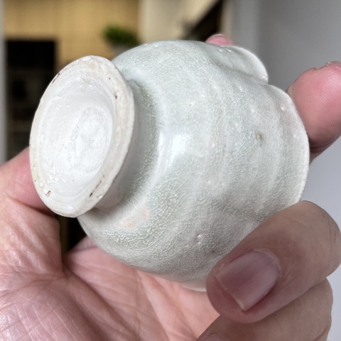 古玩陶瓷青白釉花口杯拍賣，當(dāng)前價格1600元