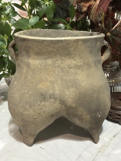 古玩陶瓷文化期·三足陶鬲拍賣，當前價格1500元