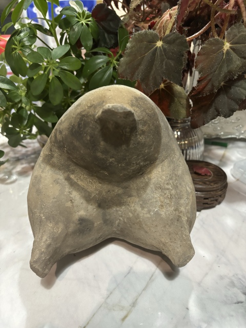 古玩陶瓷文化期·三足陶鬲拍賣，當前價格1500元