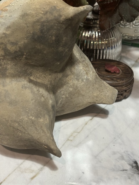 古玩陶瓷文化期·三足陶鬲拍賣，當前價格1500元