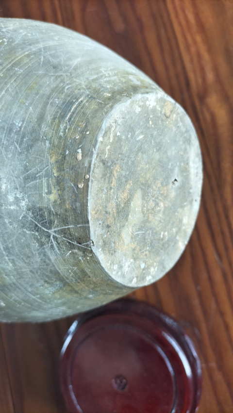 古玩陶瓷戰國.灰陶鉛筆工撇口壺拍賣,當前價格698元
