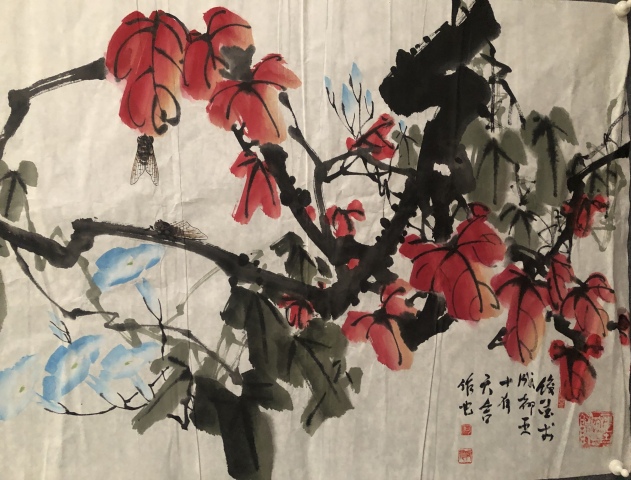古玩字畫已故名家周仁輝、何俊德合作精品拍賣,當前價格499元