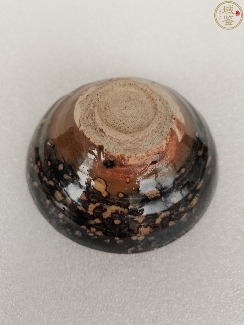 古玩陶瓷吉州窯黑釉鷓鴣斑盞殘片標本拍賣，當前價格786元