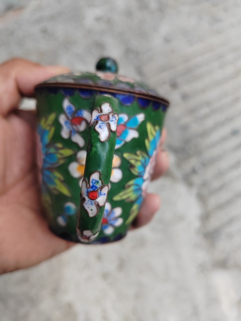 古玩雜項(xiàng)琺瑯彩杯子拍賣，當(dāng)前價(jià)格299元
