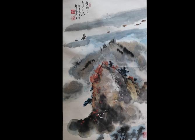 古玩字畫(huà)中國(guó)工藝美術(shù)家協(xié)會(huì)會(huì)員河南名家郭建新黃河之水天上來(lái)拍賣,當(dāng)前價(jià)格299元