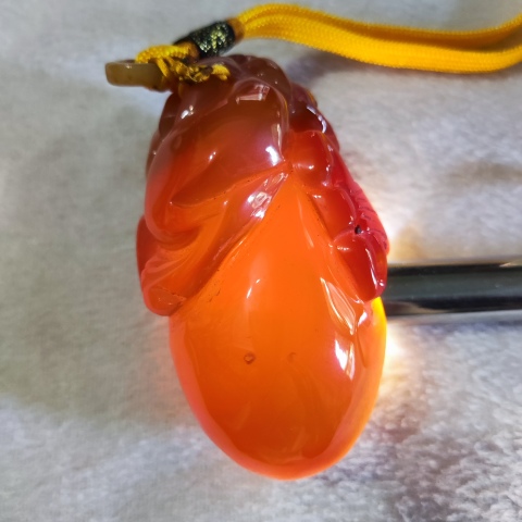 古玩玉器天然瑪瑙把件拍賣,當前價格468元