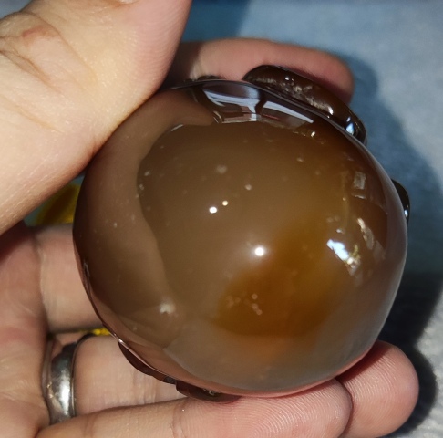 古玩玉器天然瑪瑙把件拍賣,當前價格468元