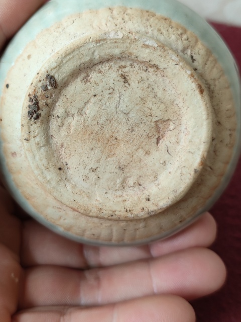 古玩陶瓷湖田窯鼓釘蓋罐拍賣，當前價格9600元