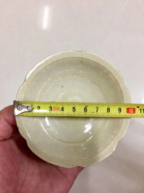 古玩陶瓷青白釉葵口洗拍賣，當前價格1200元
