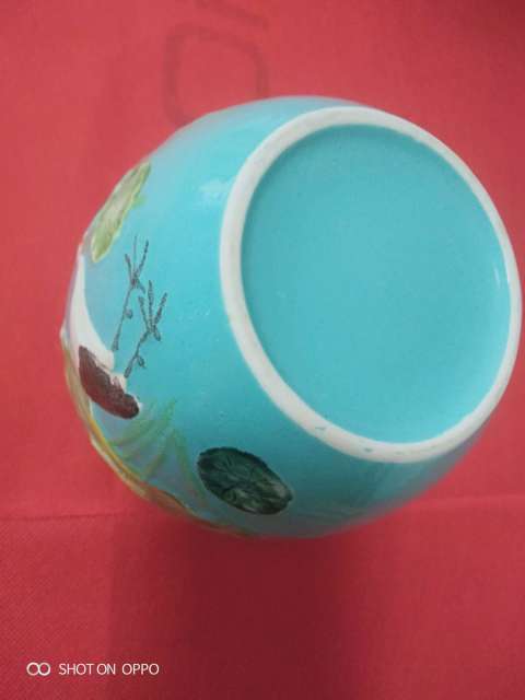 古玩陶瓷粉彩一鴛蓮升圖紋罐拍賣，當前價格1265元