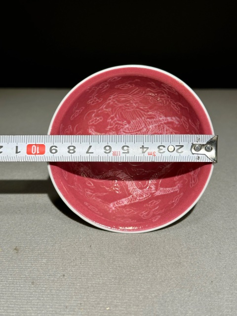 古玩陶瓷清中期囍字盤拍賣，當前價格188元