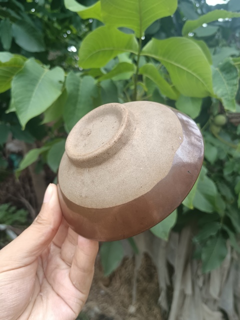 古玩陶瓷明末清初~磁州窯褐釉茶盞拍賣,當(dāng)前價格88元